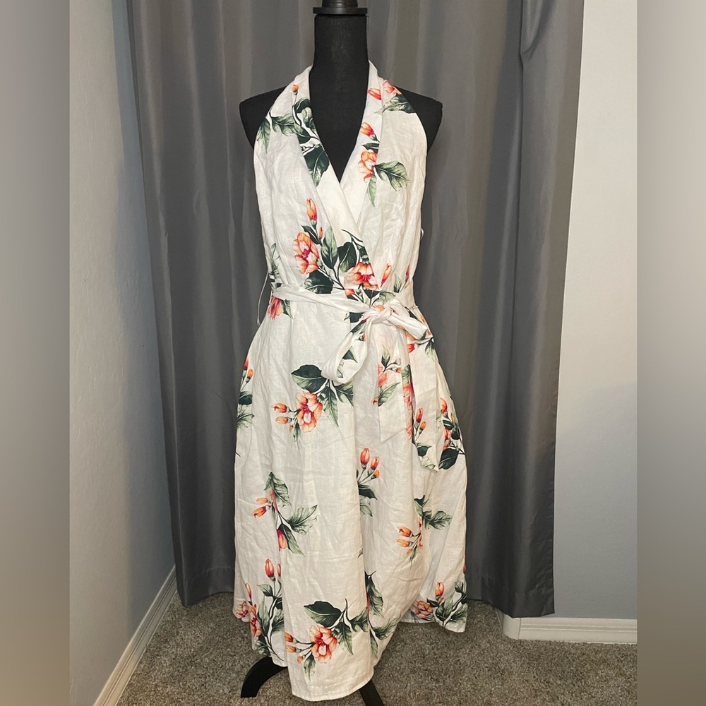 214. Tommy Bahama Florentine Flourish Midi Dress, Size XL, NWT